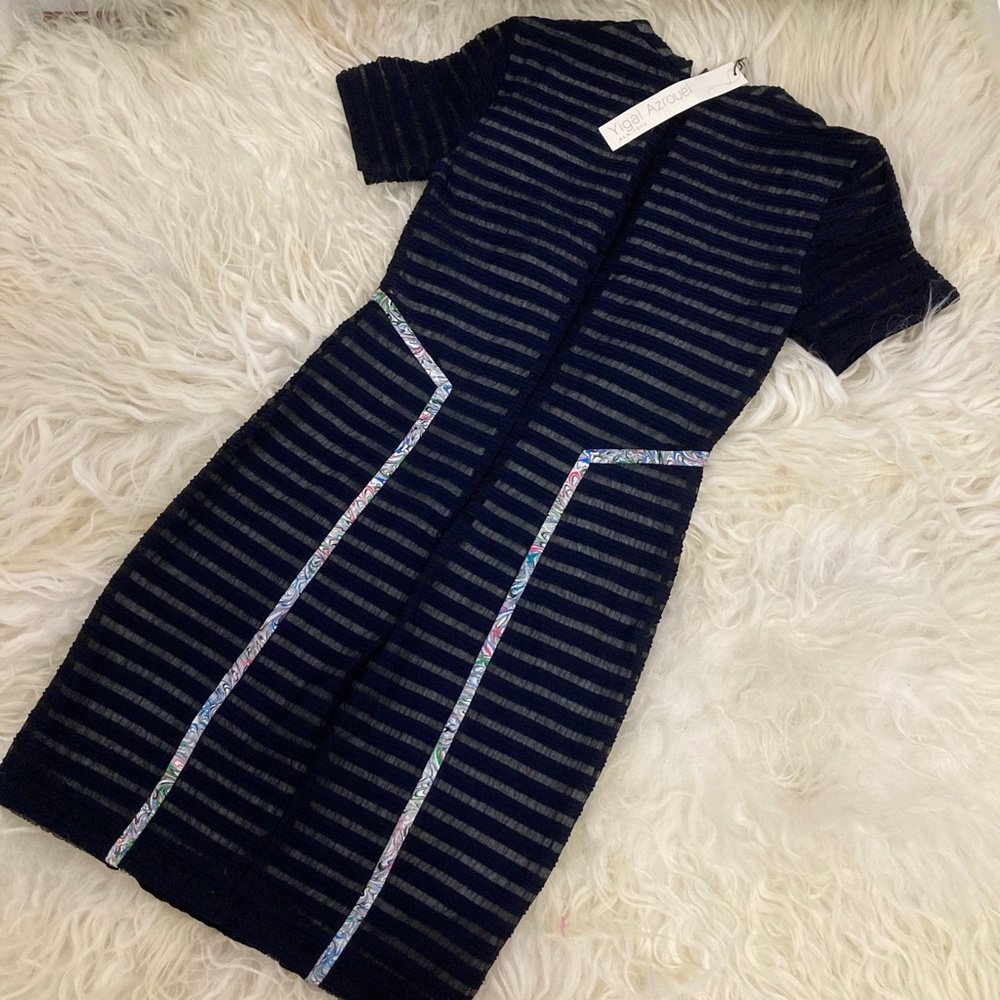 YIGAL AZROUËL Striped Mini Dress - Picture 9 of 11